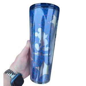 Starbucks WDW Disney Parks Drinks Tumbler Mickey Mouse Venti24oz Blue Americana